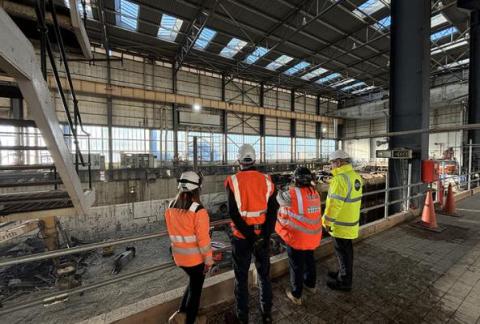 Sizewell A delivers ground-breaking turbine hall milestone