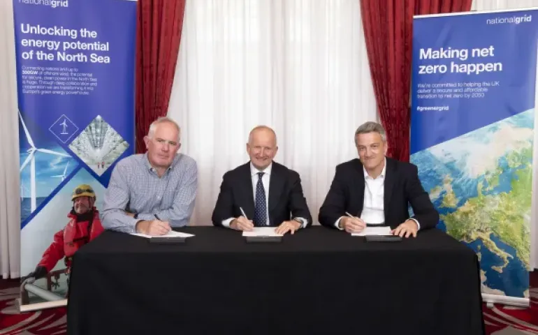 Balfour Beatty signing the HVDC framework agreement Balfour Beatty signing the HVDC framework agreement